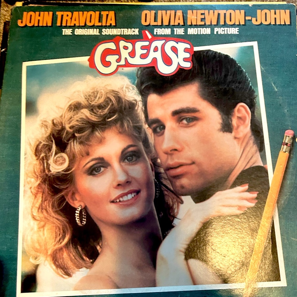 Vintage Grease movie soundtrack Vinyl Record